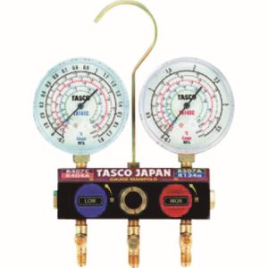 イチネンタスコ TASCO イチネンタスコ TA124WH-1 ボールバルブ式ゲージマニホールド TASCO
