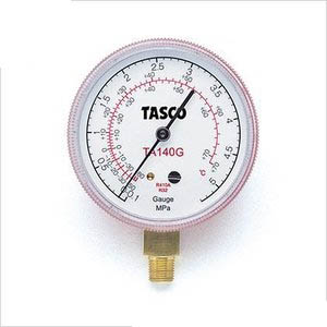 イチネンタスコ TASCO イチネンタスコ TA140G R410A/R32高精度圧力計 TASCO