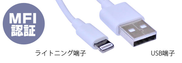  輸入特価アウトレット MFI認証 ライトニング(Lightning)ケーブル 3m