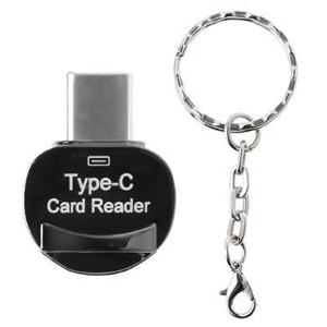 あきばお～ USB 3.1 Type-C microSDカードリーダー キーリング付き