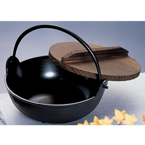 砺波商店 砺波商店 いろり鍋 アルミ製 18cm 41-1 10180