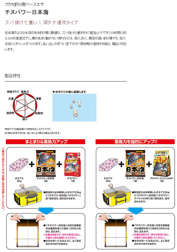  マルキュー マルキュー チヌパワー日本海 4500g×5袋 1ケース クロダイ チヌ