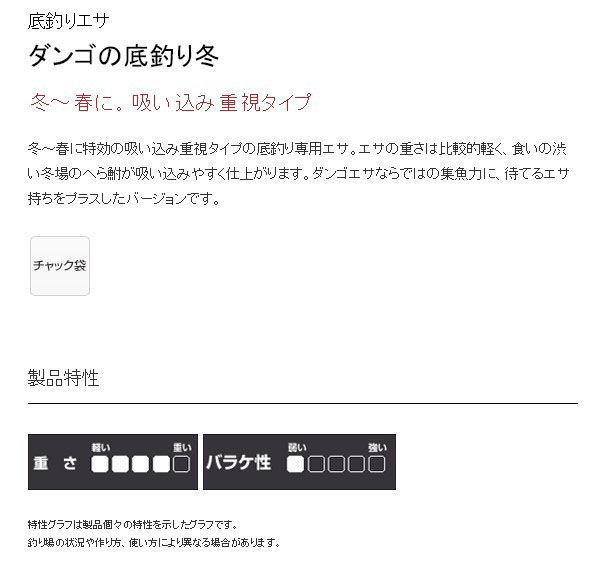  マルキュー マルキュー ダンゴの底釣り冬 300g×30袋 1ケース ヘラブナ へら鮒