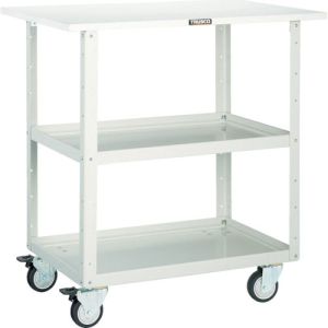 トラスコ TRUSCO トラスコ EGW-972TUJ-W イーグルワゴン 750X500 天板付 ウレタン4輪自在 W色 TRUSCO メーカー直送 代引不可