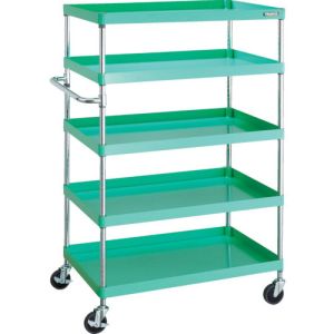 トラスコ TRUSCO トラスコ PEW-1595-YG フェニックスワゴン 900X600XH1500 5段 YG色 TRUSCO メーカー直送 代引不可