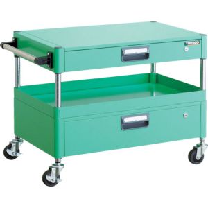 トラスコ TRUSCO トラスコ PEW-671VZ-YG フェニックスワゴン 750X500XH600 引出付 YG色 TRUSCO メーカー直送 代引不可