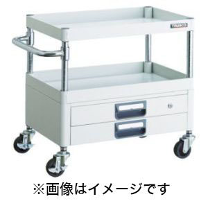 トラスコ TRUSCO トラスコ PEW-773X-W フェニックスワゴン 750X500XH740 2段引出付 W色 TRUSCO メーカー直送 代引不可