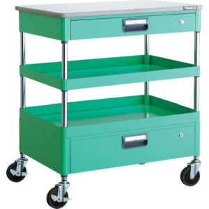 トラスコ TRUSCO トラスコ PEW-972VZT-YG フェニックスワゴン 750X500XH880 引出 天板付 YG色 TRUSCO メーカー直送 代引不可