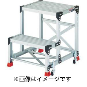 トラスコ TRUSCO トラスコ TSF-266SC1A 踏台2段 スプリングキャスター1A TRUSCO メーカー直送 代引不可