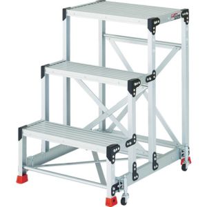 トラスコ TRUSCO トラスコ TSF-369SC2A 踏台3段 スプリングキャスター2A TRUSCO メーカー直送 代引不可