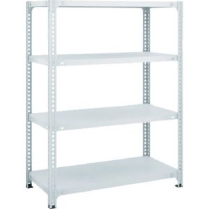トラスコ TRUSCO トラスコ SBL-4344-W セミボルトレス軽量棚 W875XD450XH1200 4段 W色 TRUSCO メーカー直送 代引不可