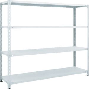 トラスコ TRUSCO トラスコ SBL-5644-W セミボルトレス軽量棚 W1800XD450XH1500 4段 W色 TRUSCO メーカー直送 代引不可