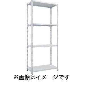 トラスコ TRUSCO トラスコ SBL-7334-W セミボルトレス軽量棚 W875XD300XH2100 4段 W色 TRUSCO メーカー直送 代引不可