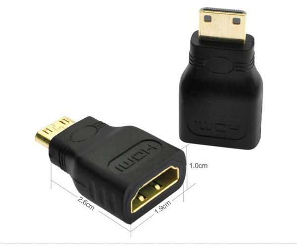  あきばお～ HDMI変換コネクター miniHDMIオス - HDMIメス PC モニター PS4 Switch