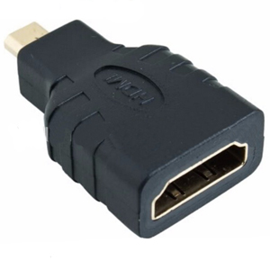 あきばお～ HDMI変換コネクター microHDMIオス - HDMIメス　PC モニター PS4 Switch