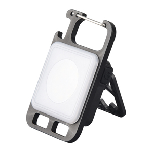 輸入特価アウトレット カラビナ付き 小型 LED ライト COB 栓抜き 磁石 充電式 Type-C