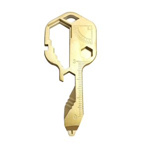 あきばお～ キー型 多機能 マルチツール ゴールド