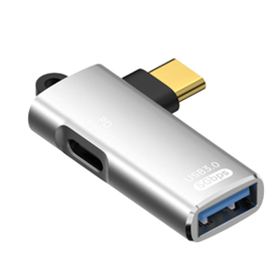 輸入特価アウトレット TypeC USB3.0変換 充電アダプタ シルバー