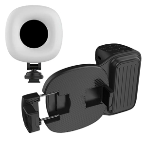 あきばお～ 自撮り用 スマホグリップ ライト付き