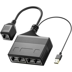 あきばお～ LAN スプリッター 4ポート