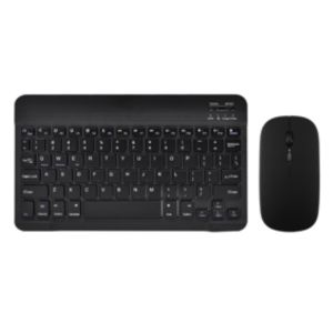 あきばお～ 薄型ワイヤレスキーボード マウスセット ブラック