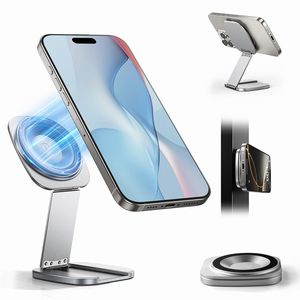 あきばお～ ポケットに入る 小型折りたたみ式 MagSafe対応 スマホスタンド