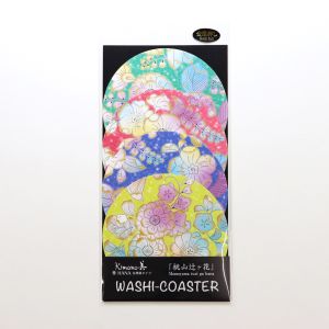 カミイソ産商 カミイソ産商 No.313 kimono 美 コースター 桃山辻ヶ花華