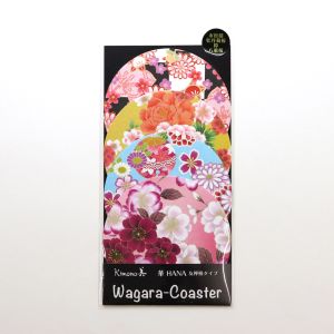 カミイソ産商 カミイソ産商 No.315 kimono 美 コースター 華 友禅柄