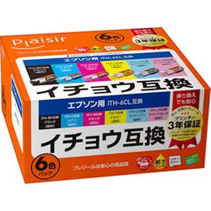 プレジール Plaisir プレジール PLE-EITH-6P インク 6色パック 染料 汎用品 Plaisir