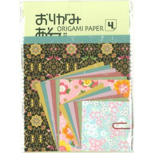 谷口松雄堂 谷口松雄堂 おりがみあそび4 折り方テキスト付 CW040-004