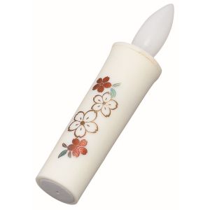 サンメニー SUNMANY サンメニー 春光 LED電子ローソク 対 リモコン付 蒔絵 桜