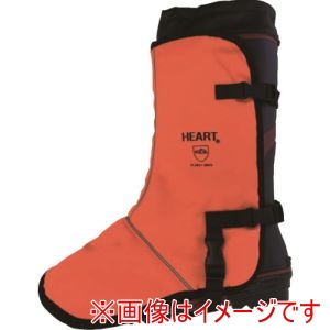 ハートフル HEART ハートフル HT-C001-OR チェーンソー防護用脚絆 極