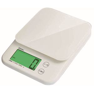 ドリテック dretec ドリテック KS-513 デジタルスケール バルケット 5kg ホワイト