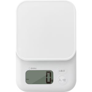 ドリテック dretec ドリテック KS-833WT デジタルスケール「ガナッシュ」3kg ホワイト