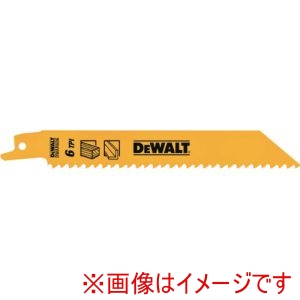DEWALT DEWALT DWAR606-JP レシプロソーブレード セーバーソーブレード レシプロソー替刃 セーバーソー替刃 セーバーソーブレード6山x150mm 5枚 