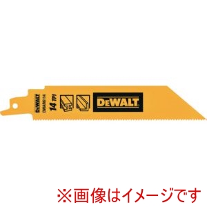 DEWALT DEWALT DWAR6114-JP レシプロソーブレード セーバーソーブレード レシプロソー替刃 セーバーソー替刃 セーバーソーブレード14山x150mm 5枚 