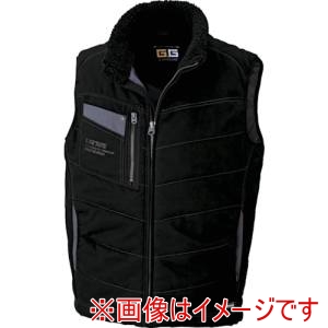桑和 桑和 5106-4-L 5106 防寒ベスト ブラック L