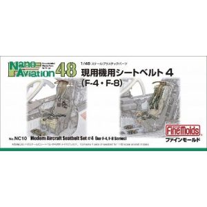 ファインモールド ファインモールド 1/48 現用機シートベルト4 F-4 F-8 NC10