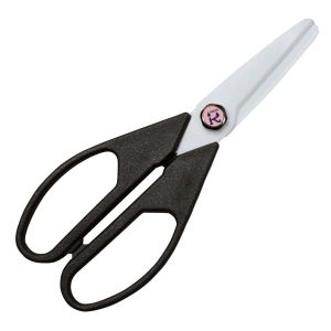 フォーエバー FOREVER フォーエバー CO-HWB 銀セラミックキッチンはさみ M 黒ハンドル