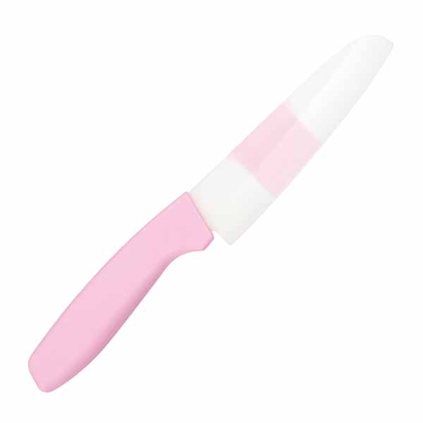  フォーエバー FOREVER フォーエバー KC-12PP 抗菌カラーセラミック包丁 120mm ピンク縞 ピンクハンドル