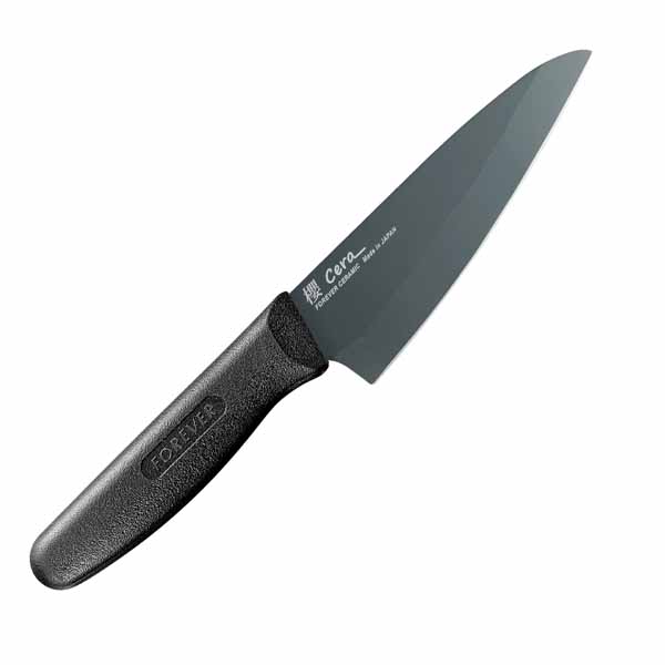 フォーエバー FOREVER フォーエバー RB-14B 桜セラ超滑性セラミック包丁 黒 両刃 140mm