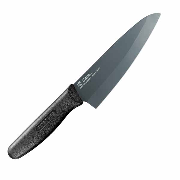  フォーエバー FOREVER フォーエバー RB-16B 桜セラ超滑性セラミック包丁 黒 両刃 160mm