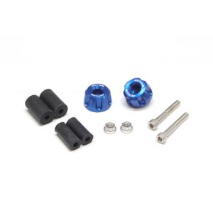 アクティブ ACTIVE アクティブ 60800225 アルミバーエンド リボルバー ブルー φ30-L18