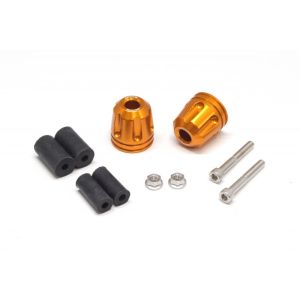 アクティブ ACTIVE アクティブ 60800113 アルミバーエンド リボルバー ゴールド φ33-L35