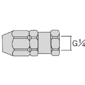 アネスト岩田 アネスト岩田 AJU-02F ホースジョイント G1/4袋ナット