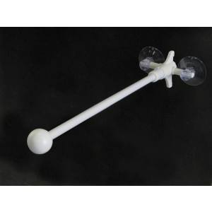 のぼり屋工房 のぼり屋工房 フラッグポール 2個吸盤式 丸パイプ 26cm 白 873