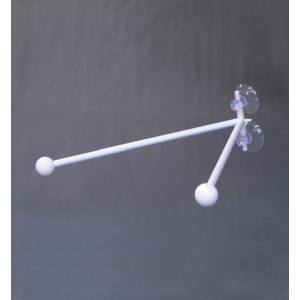 のぼり屋工房 のぼり屋工房 フラッグポール ダブルフラッグ 丸パイプ43cm 893