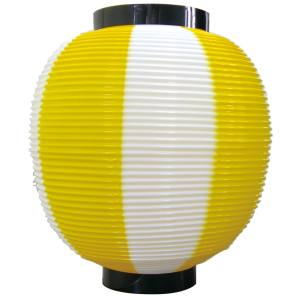 のぼり屋工房 のぼり屋工房 ポリ提灯 九寸丸 黄白 8878