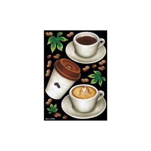 のぼり屋工房 のぼり屋工房 デコレーションシールA4 コーヒー3種 チョーク 40260