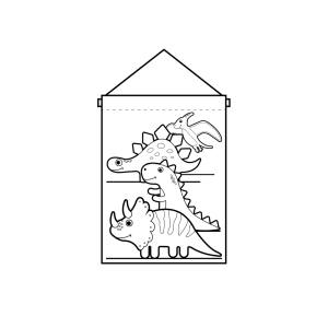 のぼり屋工房 のぼり屋工房 塗絵タペ 恐竜 42580